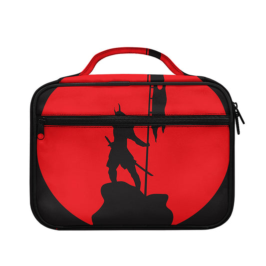 Red Sun Samurai Print Briefcase Bible Bag