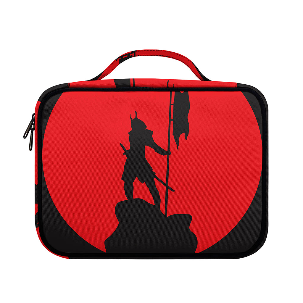 Red Sun Samurai Print Briefcase Bible Bag