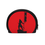 Red Sun Samurai Print Coin Purse
