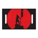 Red Sun Samurai Print Golf Cart Seat Cover