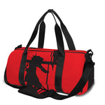 Red Sun Samurai Print Gym Bag