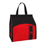 Red Sun Samurai Print Insulated Lunch Tote