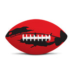 Red Sun Samurai Print Rugby Ball
