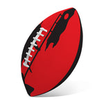 Red Sun Samurai Print Rugby Ball
