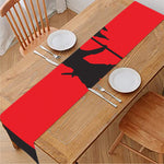 Red Sun Samurai Print Table Runner