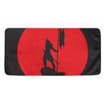 Red Sun Samurai Print Towel