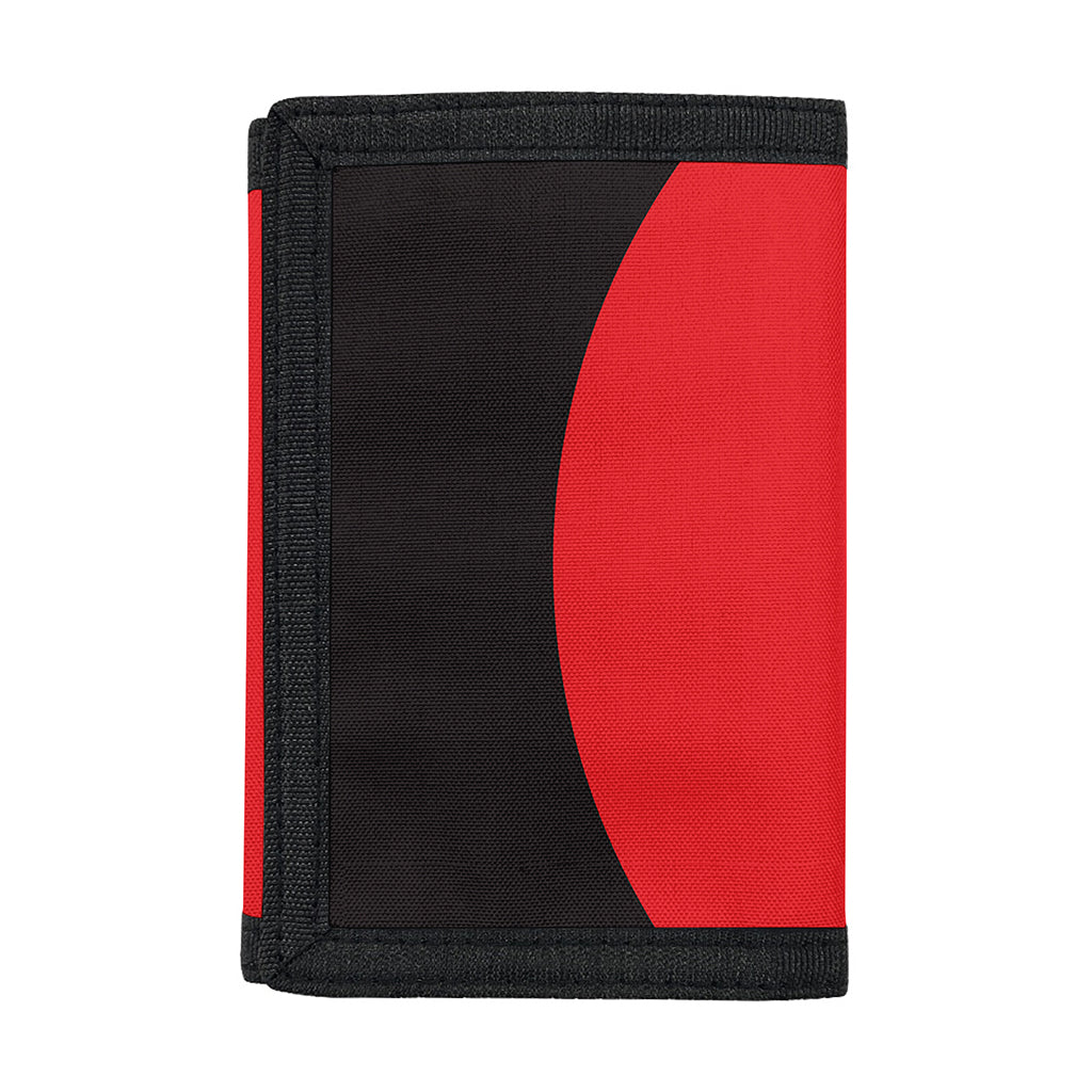 Red Sun Samurai Print Trifold Wallet