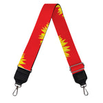 Red Sunflower Pattern Print Bag Strap