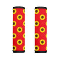 Red Sunflower Pattern Print Handle Covers