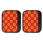 Red Sunflower Pattern Print Handle Covers