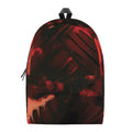Red Sunset Samurai Print School Backpack