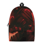 Red Sunset Samurai Print Backpack