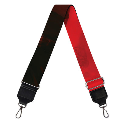 Red Sunset Samurai Print Bag Strap