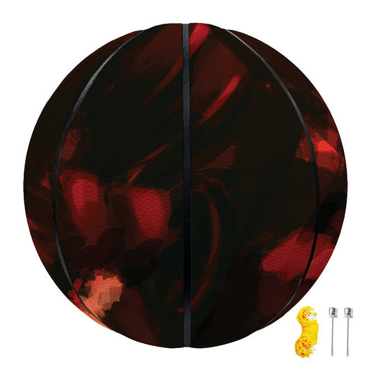 Red Sunset Samurai Print Basketball