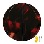 Red Sunset Samurai Print Basketball