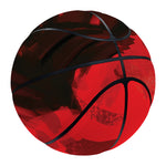 Red Sunset Samurai Print Basketball