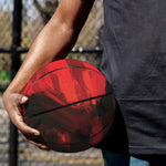 Red Sunset Samurai Print Basketball