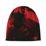 Red Sunset Samurai Print Beanie