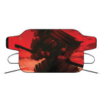 Red Sunset Samurai Print Car Windshield Snow Cover