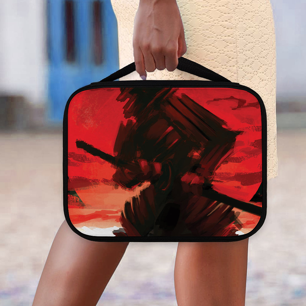 Red Sunset Samurai Print Classic Bible Case