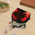 Red Sunset Samurai Print Coin Purse