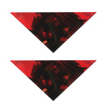 Red Sunset Samurai Print Dog Bandana