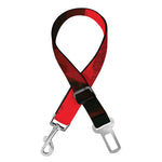 Red Sunset Samurai Print Dog Seat Belt