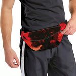 Red Sunset Samurai Print Fanny Pack