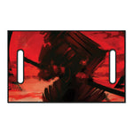 Red Sunset Samurai Print Golf Cart Seat Cover
