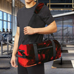 Red Sunset Samurai Print Gym Bag
