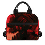 Red Sunset Samurai Print Insulated Lunch Bag