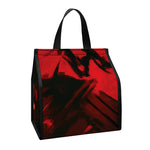 Red Sunset Samurai Print Insulated Lunch Tote