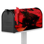 Red Sunset Samurai Print Mailbox Cover
