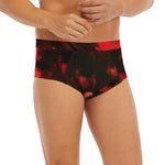Red Sunset Samurai Print Men's Briefs