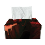 Red Sunset Samurai Print Rectangle Tissue Box Cover