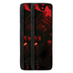 Red Sunset Samurai Print Refrigerator Handle Covers