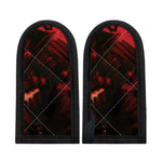 Red Sunset Samurai Print Skillet Handle Cover