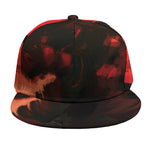 Red Sunset Samurai Print Snapback Cap