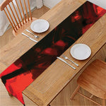 Red Sunset Samurai Print Table Runner