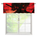Red Sunset Samurai Print Window Valance