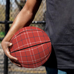 Red Tattersall Pattern Print Basketball