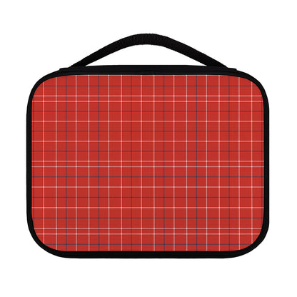 Red Tattersall Pattern Print Classic Bible Case