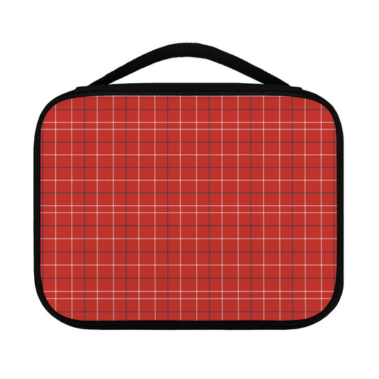 Red Tattersall Pattern Print Classic Bible Case