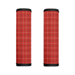 Red Tattersall Pattern Print Handle Covers