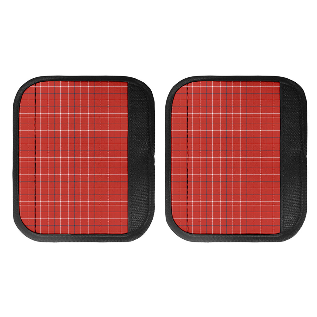 Red Tattersall Pattern Print Handle Covers