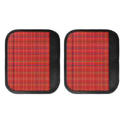 Red Tattersall Pattern Print Handle Covers