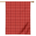 Red Tattersall Pattern Print House Flag