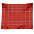 Red Tattersall Pattern Print Tapestry