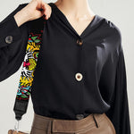 Red Tiger Tattoo Pattern Print Bag Strap