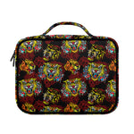Red Tiger Tattoo Pattern Print Briefcase Bible Bag
